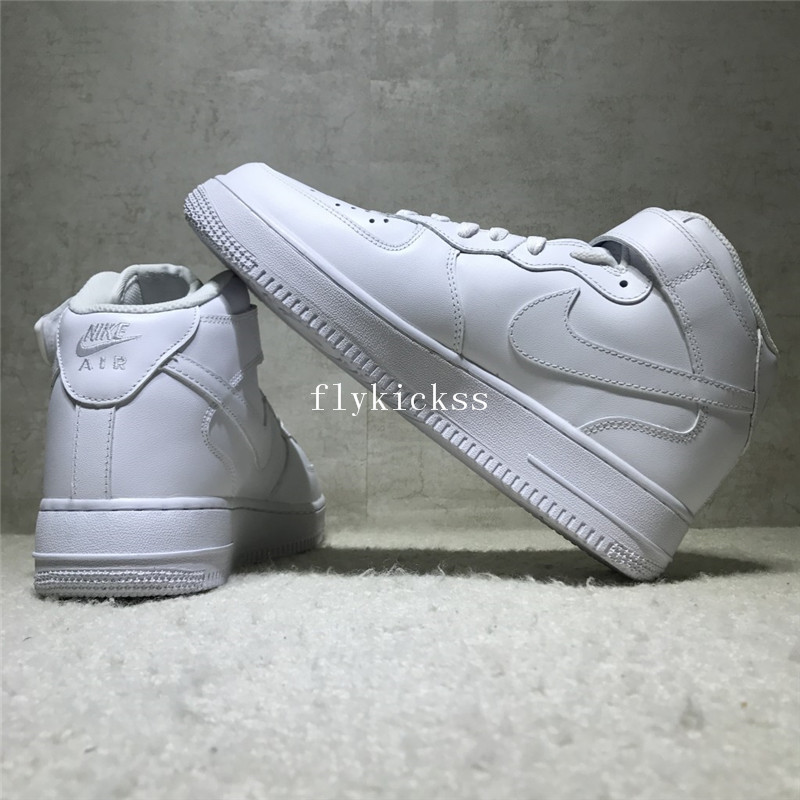 Nike Air Force 1 High Top Pure White